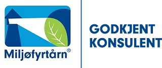 Miljøfyrtårn logo - godkjent konsulent